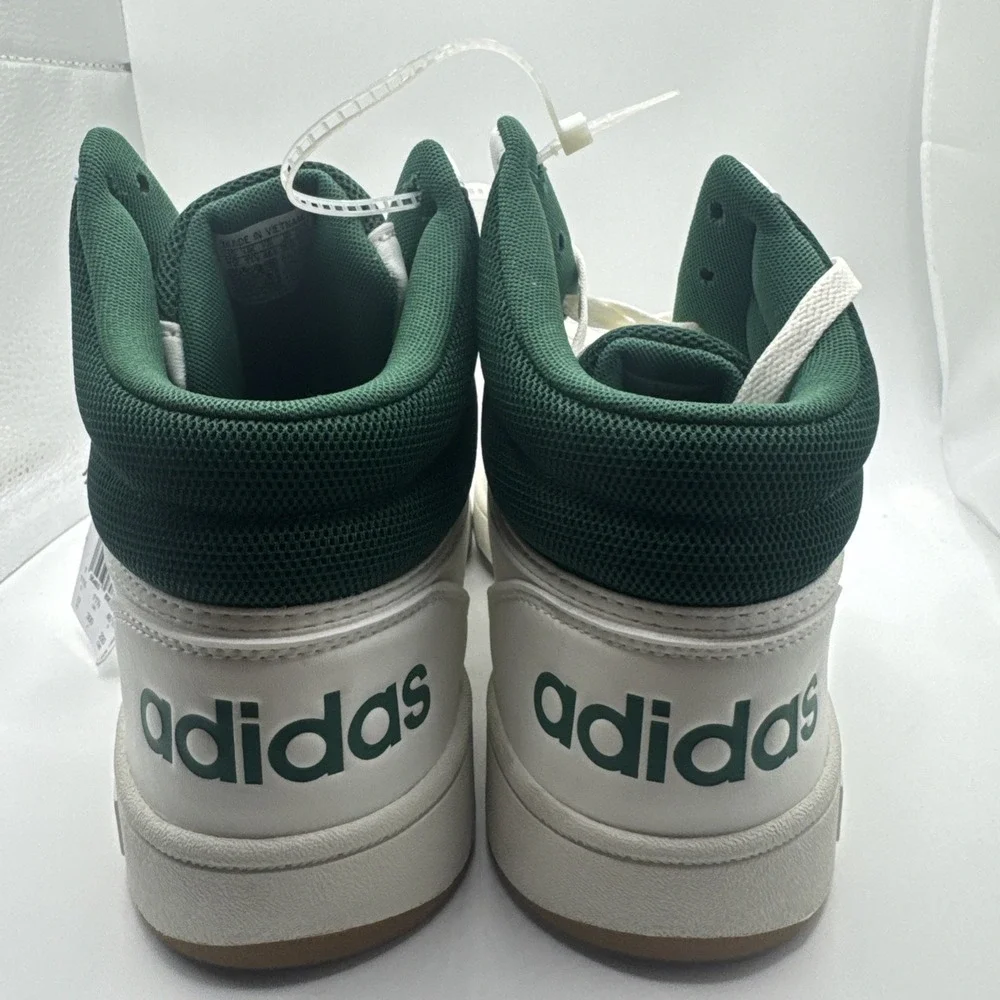 Adidas HOOPS 3.0 MID Green/White IG5570 Men's Size 12‎ NEW NWT